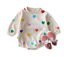 Load image into Gallery viewer, * Heart Bubble Romper
