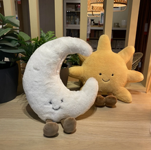 Load image into Gallery viewer, * Plush Toys - Moon &amp; Sun
