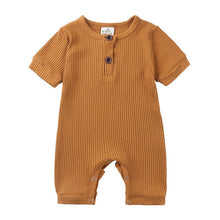 Load image into Gallery viewer, * Knitted Romper - Brown
