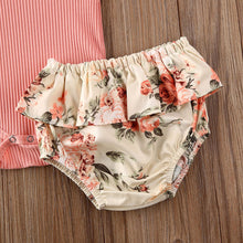Load image into Gallery viewer, * Floral Outfit &amp; Headband
